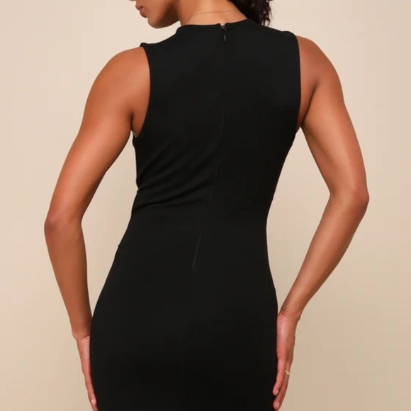 LuLu’s Black Cocktail Hour Black Sleeveless Tulip Mini Dress
NWOT - Picture 3 of 4